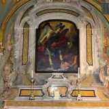 Nella cripta della Cattedrale si trova una tela pressoch� nascosta sull'altarino a sinistra: rappresenta San Michele Arcangelo mentre uccide il Diavolo ed stata dipinta nel 600 da Andrea Vaccaro, famoso pittore napoletano del barocco italiano